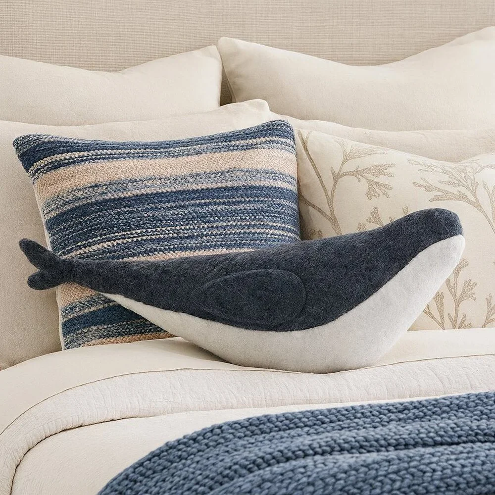 Pottery Barn Wally the Whale Pillow 22